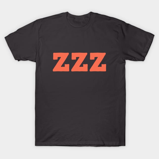 ZZZ T-Shirt by terrybain